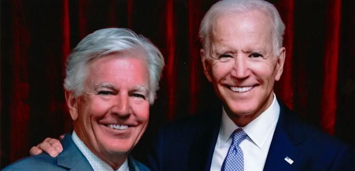 UMass President Marty Meehan and President Joe Biden